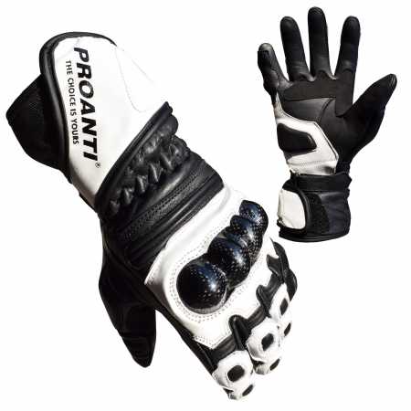 Motorradhandschuhe Race Leder Motorrad Herren Handschuhe PROANTI®