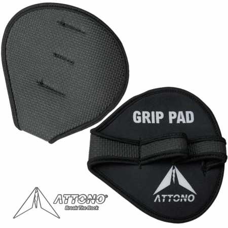 ATTONO Profi Gym Zughilfe mit Polsterung Stoff Zughilfe für schwere Übungen