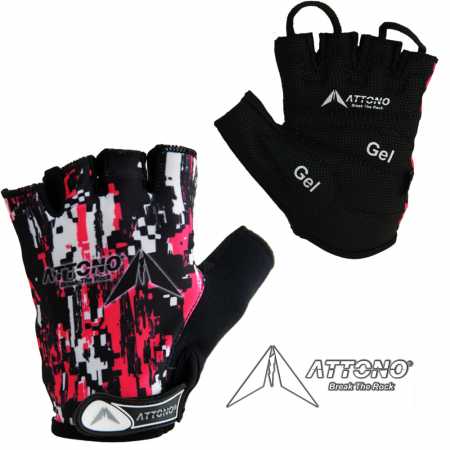 Damen Fahrradhandschuhe Gel von ATTONO® Fahrrad Rad Bike Handschuhe