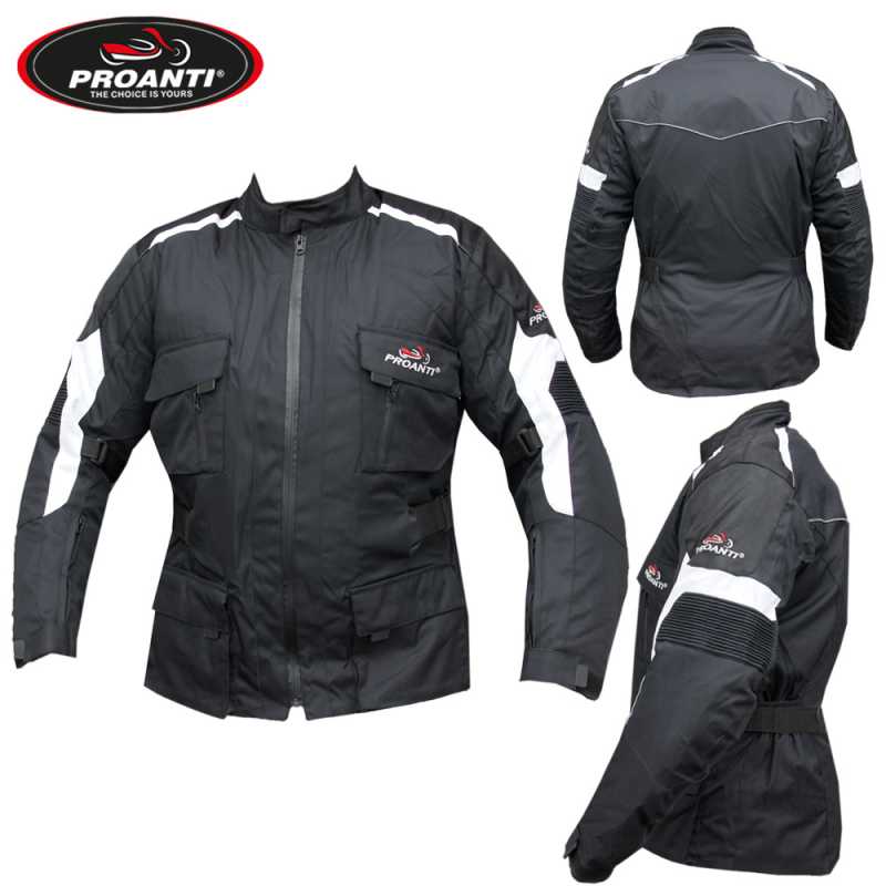Motorradjacke Biker Jacke Touring Motorrad Textil Jacke von PROANTI